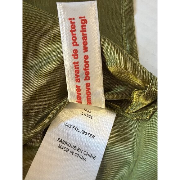 Lily Moss Melanie Lyn Blouse Sz10 Green NWT - Picture 9 of 10